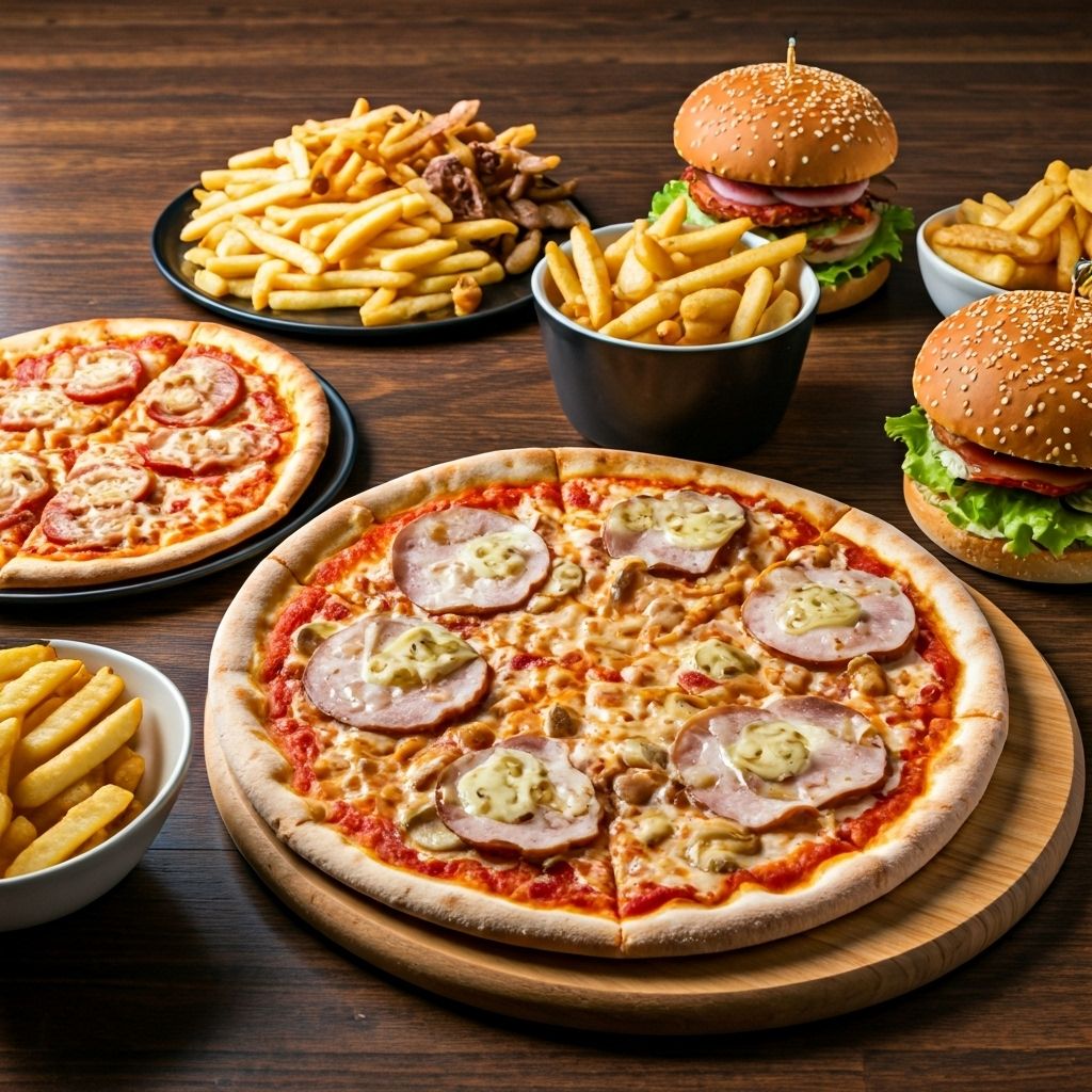 Delicious food spread